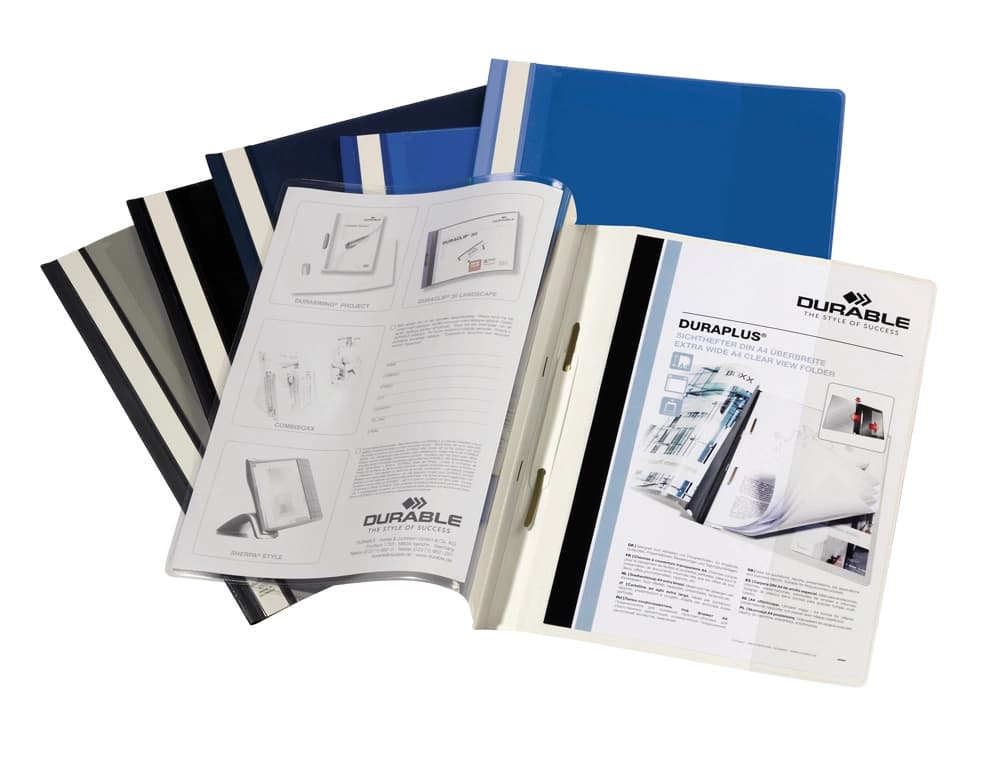 Carpeta duraplus din a4+ extra ancho con fastener durable