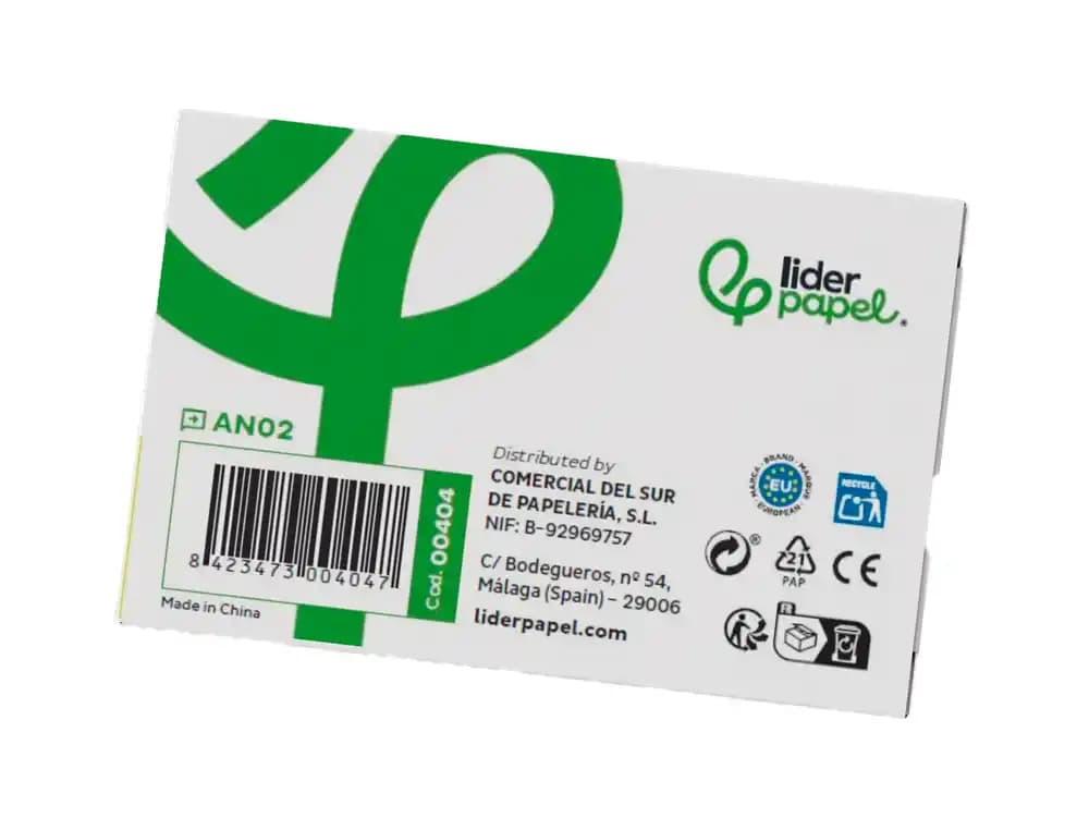 Anilla bisagra liderpapel niquelada n.2 diametro 30 mm caja de 20 unidades