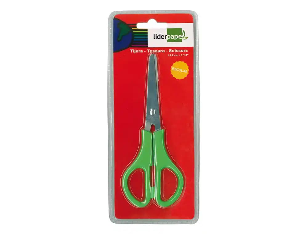 Tijera liderpapel blister de 1 unidad