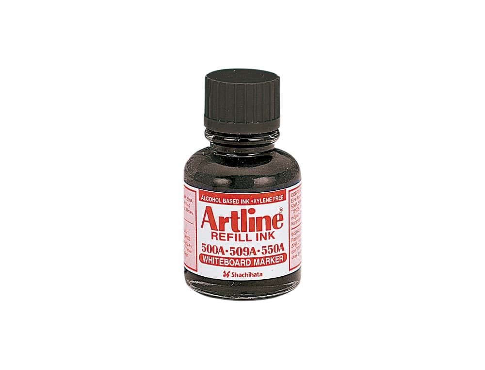 Tinta artline para rotulador pizarra blanca 500a bote 20 ml