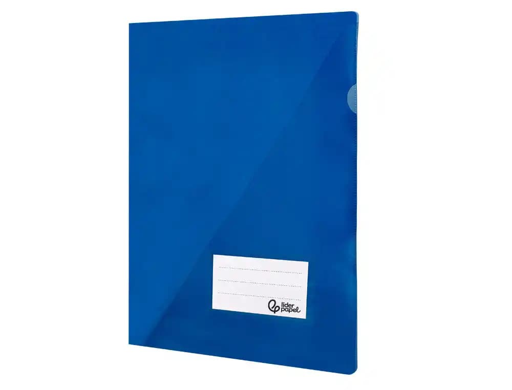 Carpeta liderpapel dossier a4 uñero con tarjetero y solapa interior