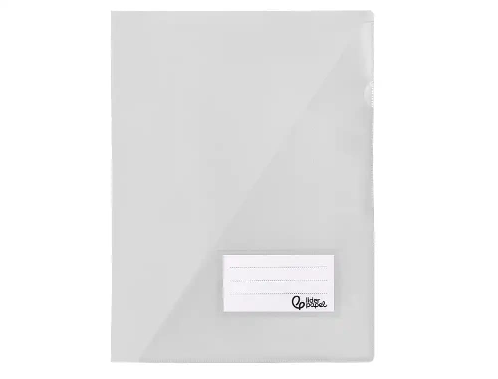 Carpeta liderpapel dossier a4 uñero con tarjetero y solapa interior