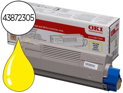 Oki Toner oki c5650/5750 amarillo 2000 pag type c11
