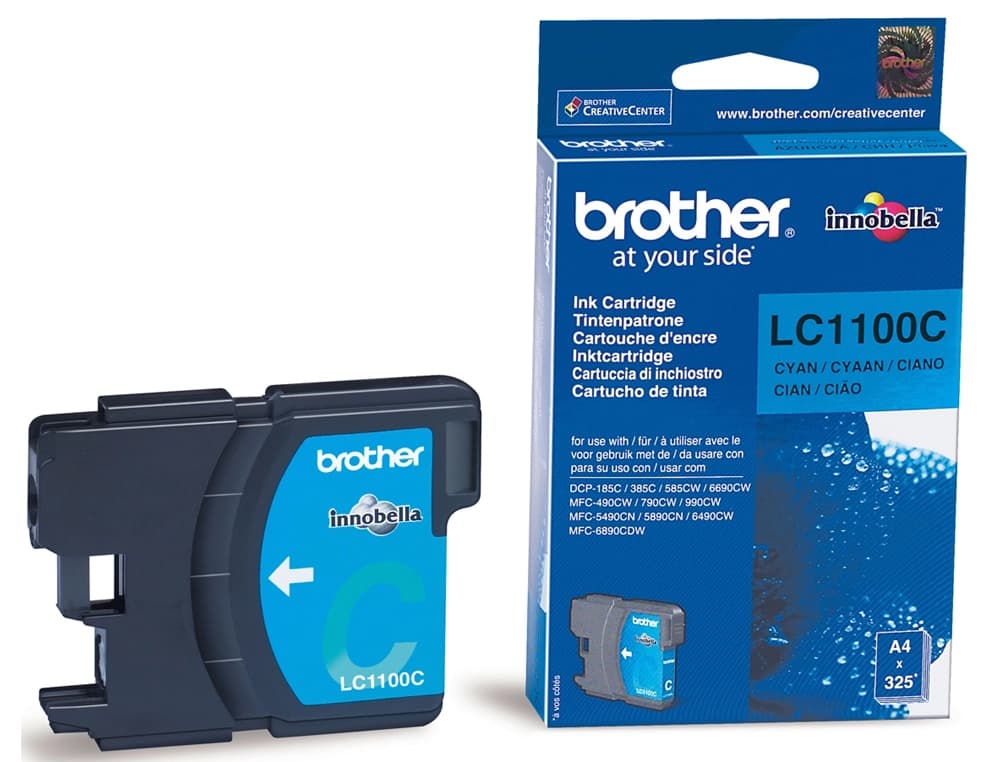 Ink-jet brother lc-1100c cyan 325 pag