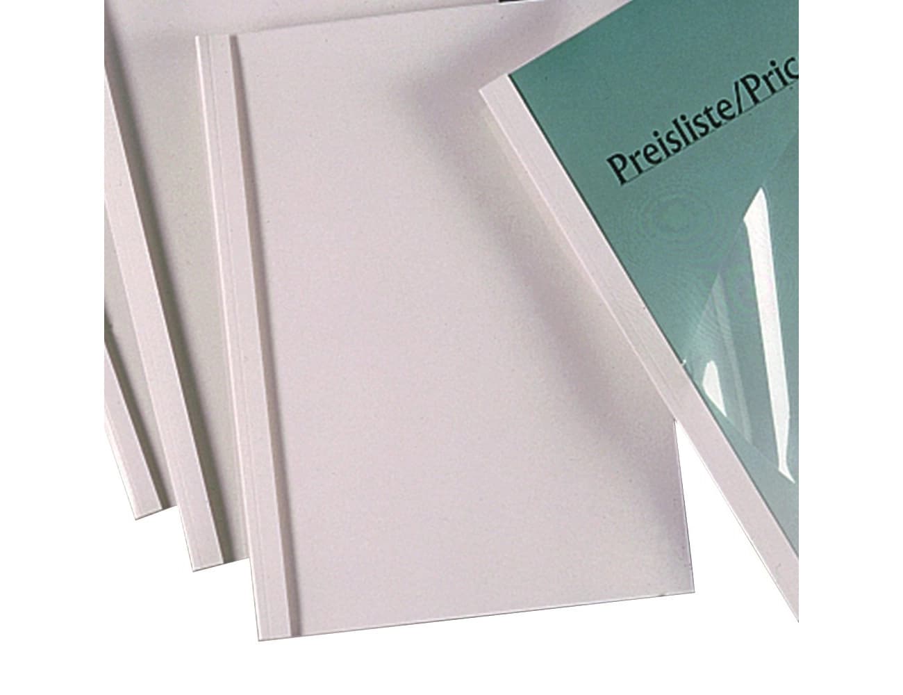Tapa de encuadernacion termica de pvc y cartulina caja de 100 unidades