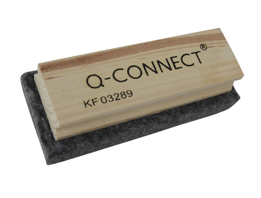 Borrador q-connect fieltro para pizarra 100x40 mm