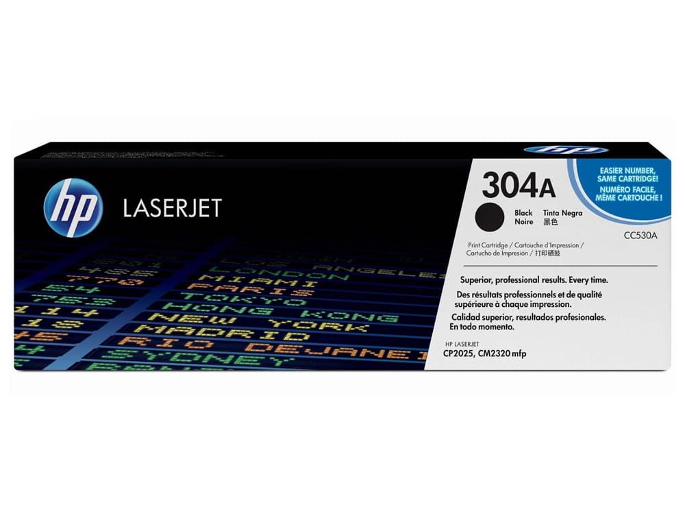 Toner hp laserjet color cp2025 negro 3.500 pag