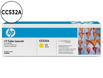 Toner hp laserjet color cp2025/cm2320 amarillo 2.800 pag
