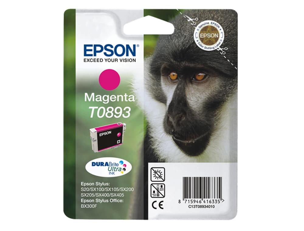 Ink-jet epson t0893 magenta stylus s20 / sx-100 / sx-110