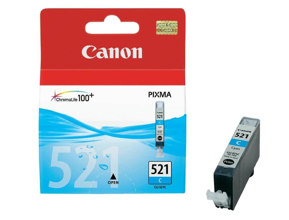 Ink-jet canon cli-521c cian pixma mp620/630/980 ip3600/4600