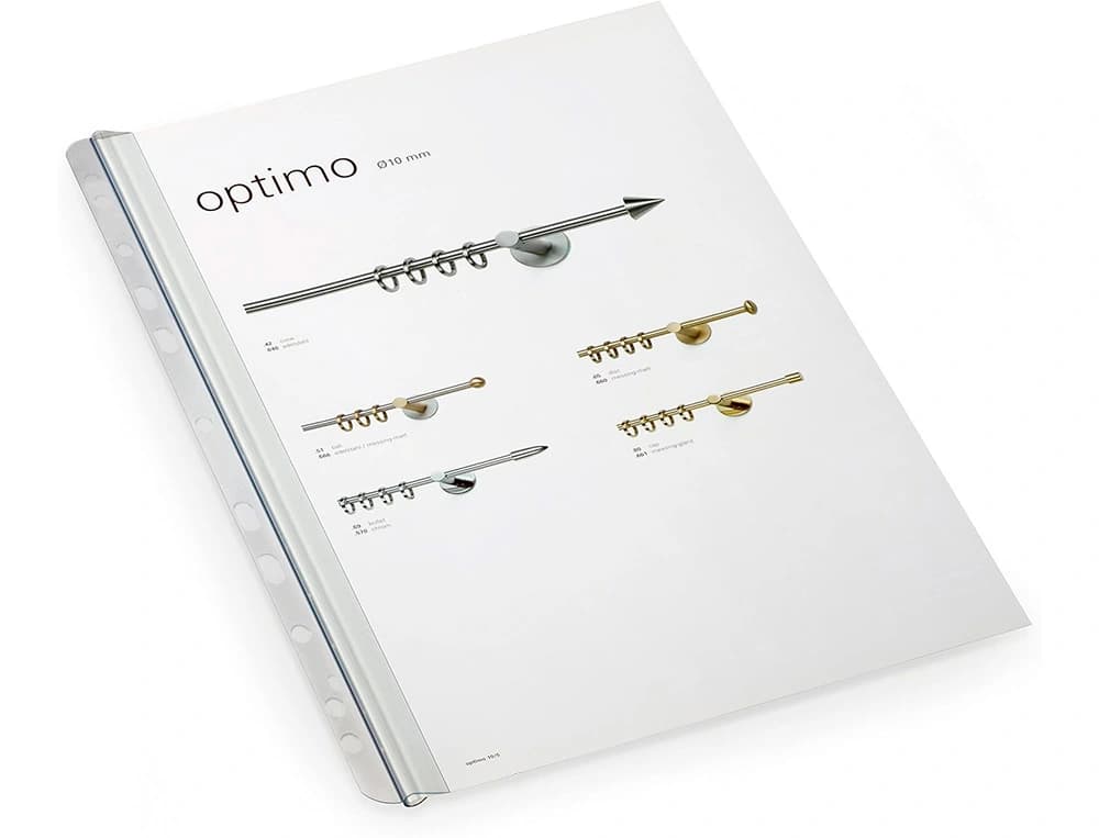 Tira multitaladro autoadhesiva q-connect para documentos a4 y a5 pack de 50 unidades