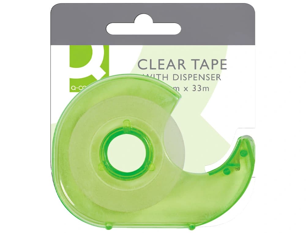 Miniportarrollo q-connect para cinta de 33 mt x 19 mm