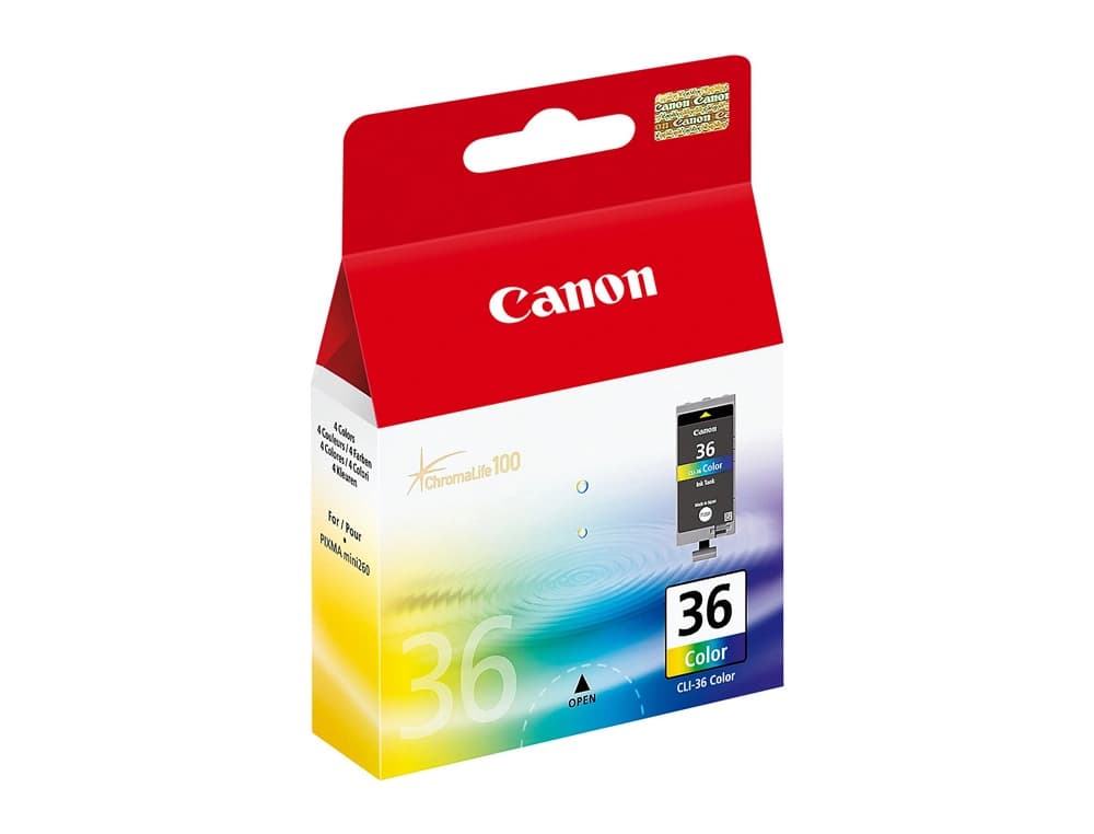 Ink-jet canon cli-36 tricolor pixma mini 260 ip100
