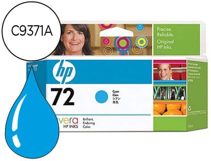 Hp Ink-jet hp 72 cian designjet t610/1100 -130ml-