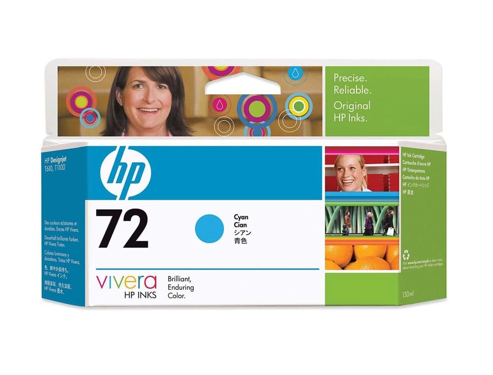 Ink-jet hp 72 cian designjet t610/1100 -130ml-