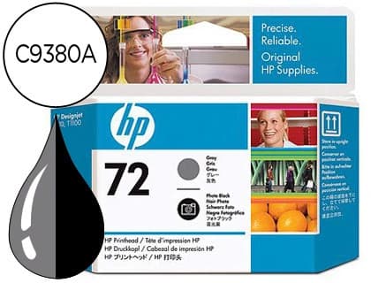 Hp Ink-jet hp 72 cabezal gris y negro foto designjet t610/1100