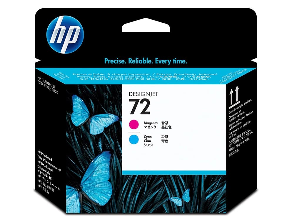 Ink-jet hp 72 cabezal magenta y cian designjet t610/1100