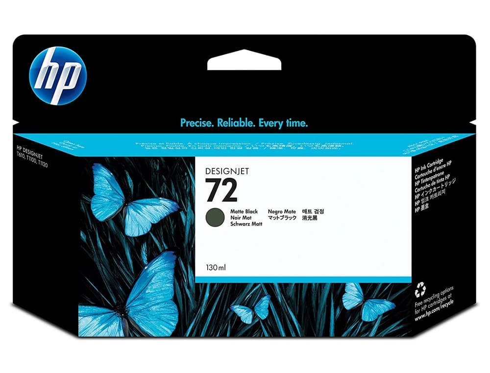 Ink-jet hp 72 negro mate designjet t610/1100 -130ml-