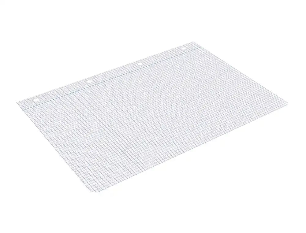 Recambio liderpapel a4 100 hojas 100gr cuadro 4mm con m argen 4 taladros
