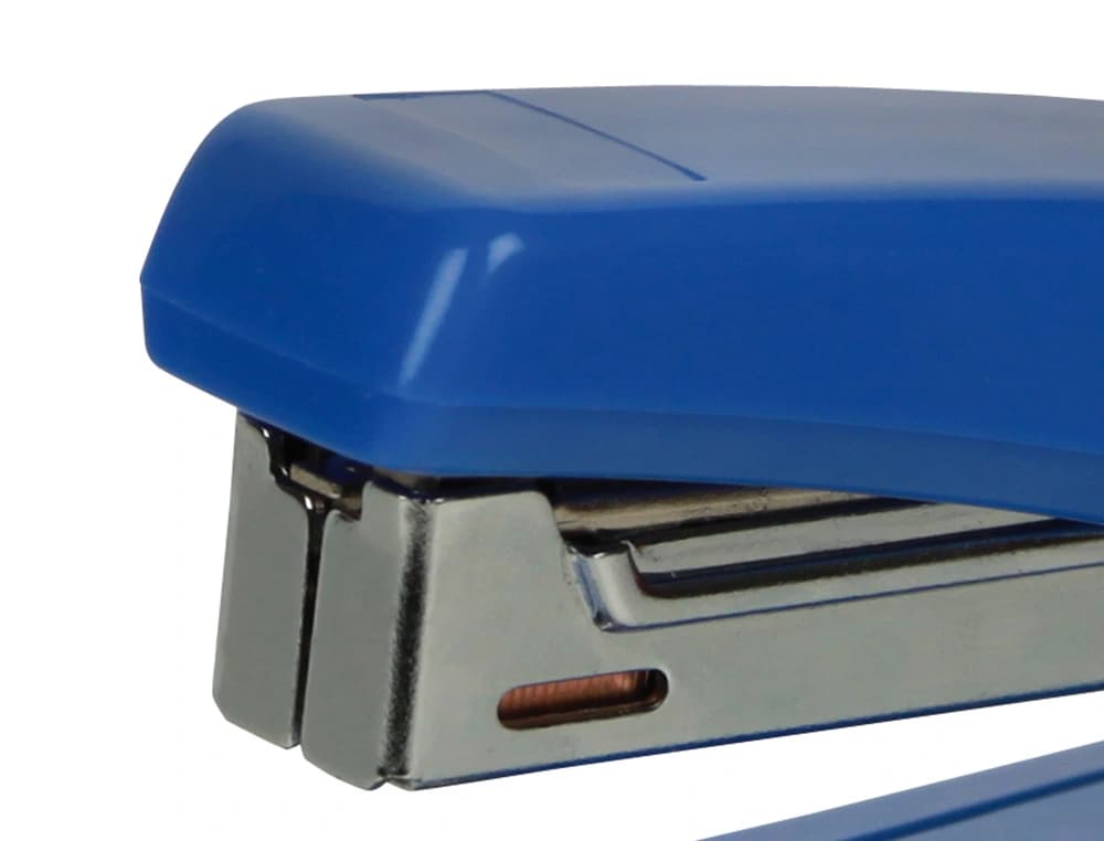 Grapadora q-connect kf11064 plastico azul capacidad 25 hojas