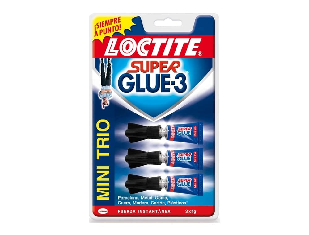 Pegamento loctite super glue 3 1 gr blister mono dosis