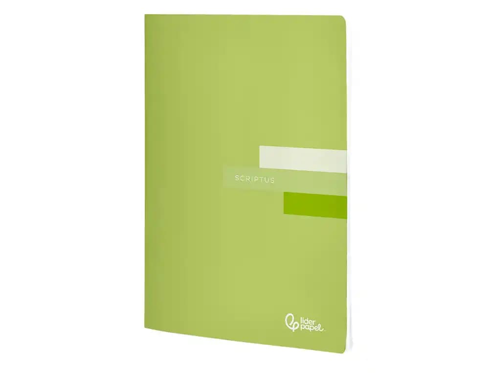 Libreta liderpapel scriptus a4 48 hojas 90gr pauta 5ª 2.5mm con margen