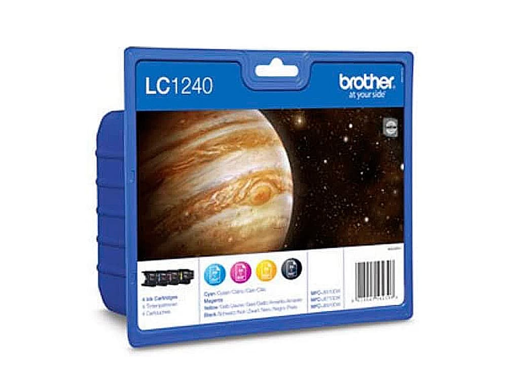 Ink-jet brother lc-1240 pack 4 colores -600pag- mfc-j6510dw mfc-j6710dw mfc-j6910dw