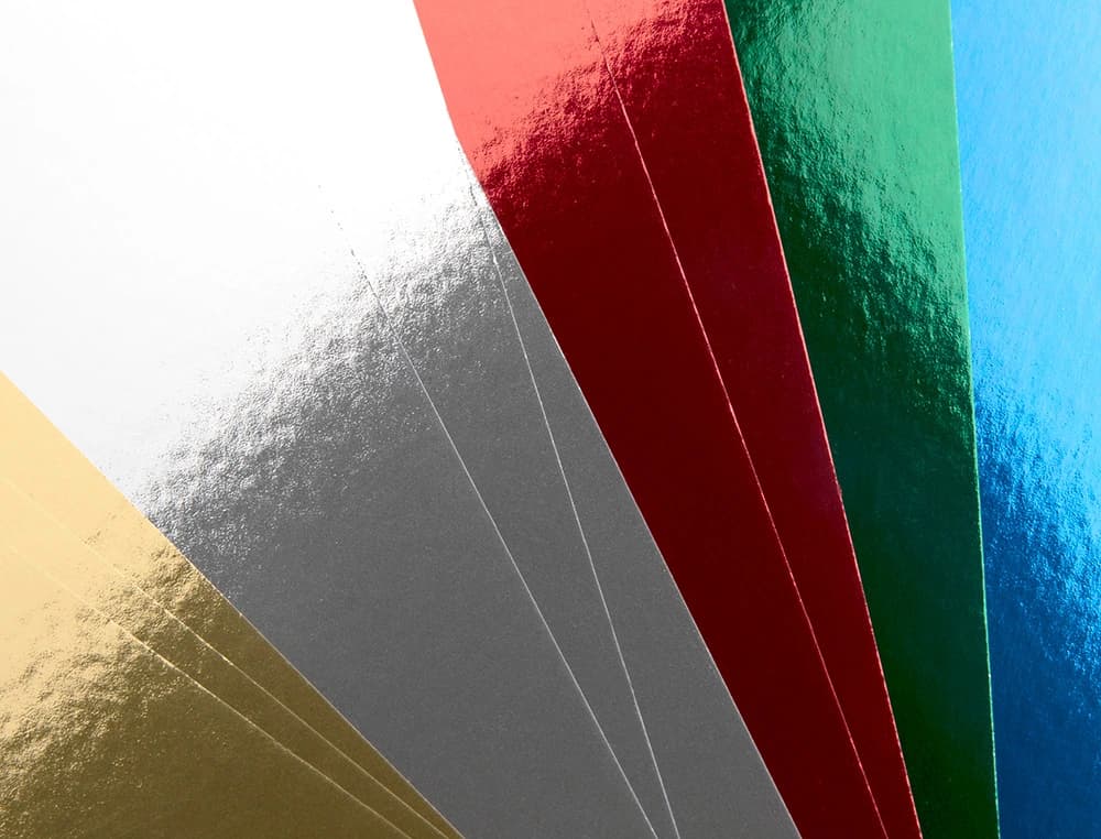 Bloc trabajos manuales liderpapel cartulina metalizada 240x315mm 10 hojas colores surtidos