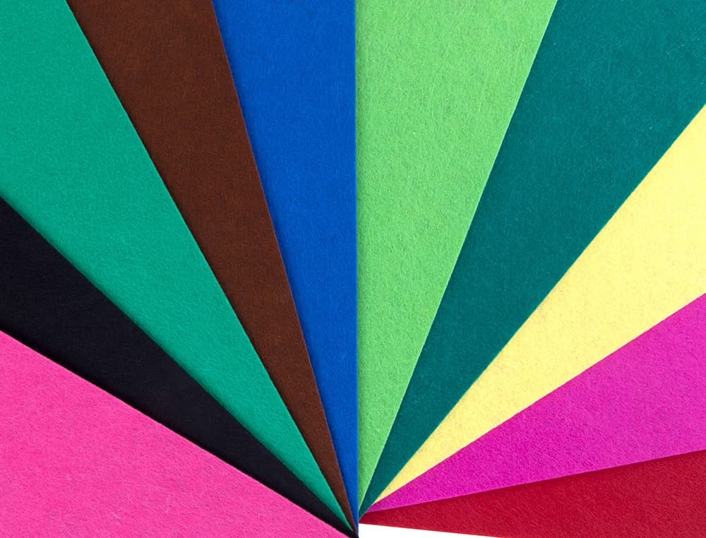 Bloc trabajos manuales liderpapel fieltro 240x315mm 10 hojas colores surtidos