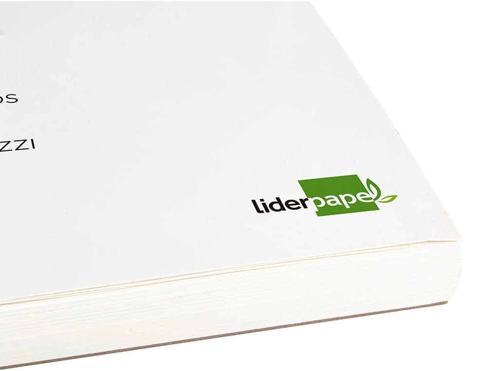 Bloc dibujo liderpapel esbozos espiral din a4 210x297mm 100 hojas 90gr/m2 sin recuadro