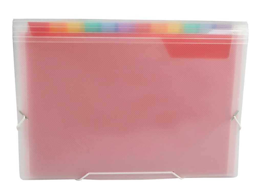 Carpeta liderpapel clasificador fuelle polipropileno din a4 opaco 13 departamentos