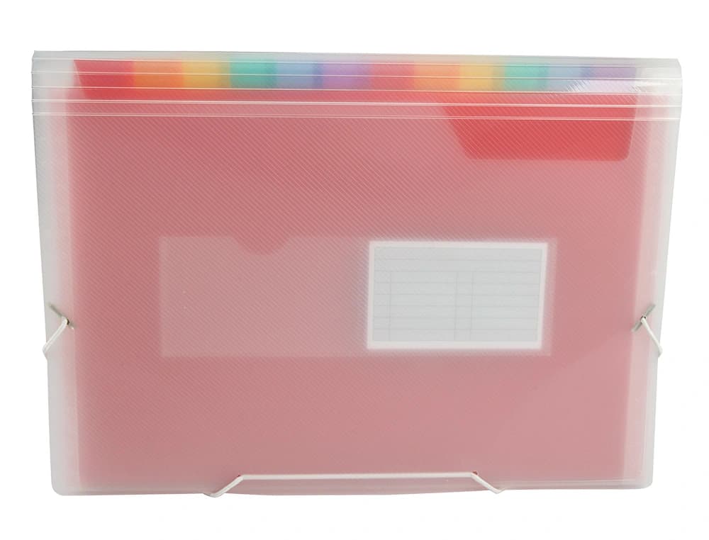 Carpeta liderpapel clasificador fuelle polipropileno din a4 opaco 13 departamentos
