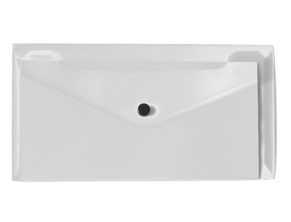 Carpeta liderpapel dossier broche polipropileno tamaño sobre americano 260x140 mm translucido