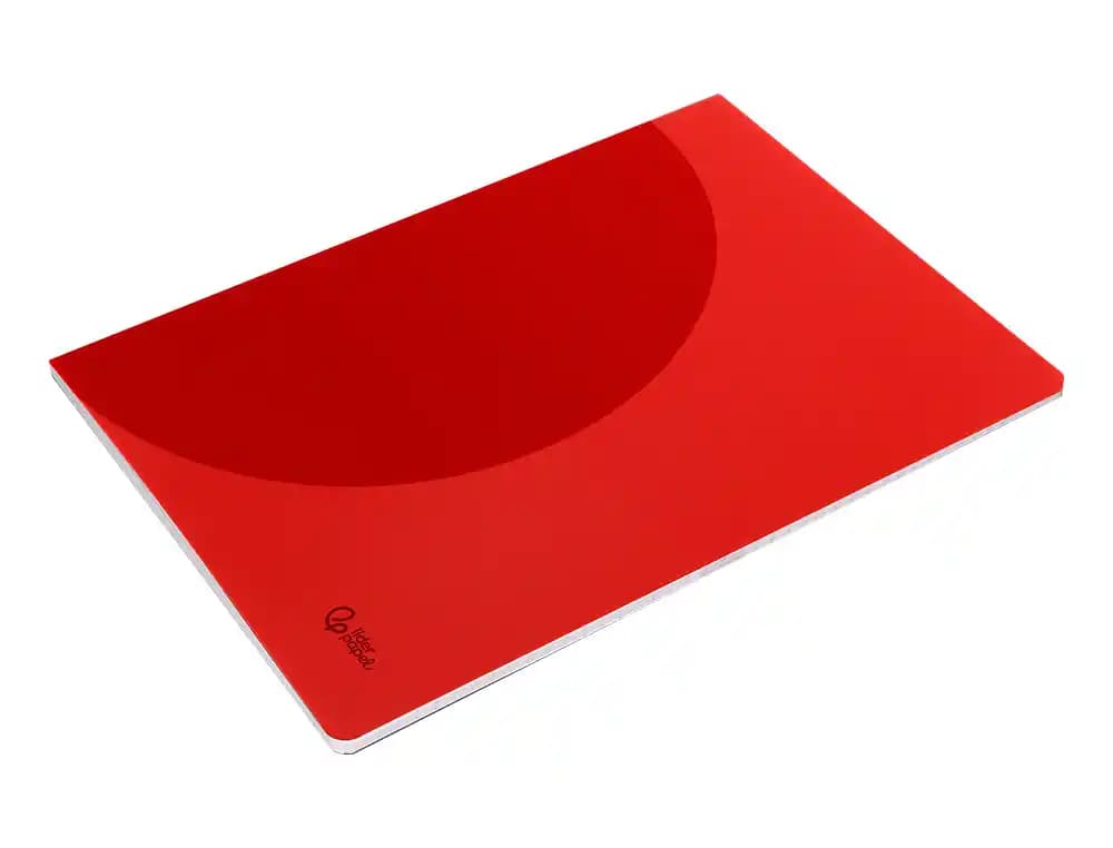 Libreta liderpapel 360 tapa de plastico a4 48 hojas 90gr pauta 4ª 3,5mm con margen colores surtidos
