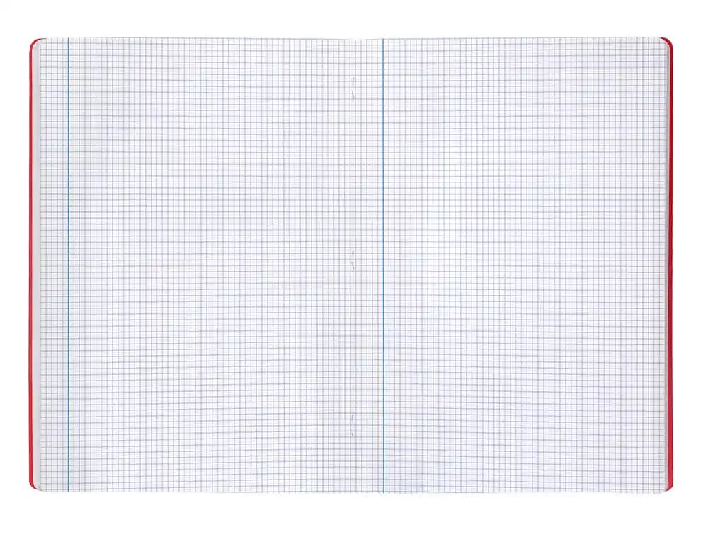 Libreta liderpapel 360 tapa de plastico a4 48 hojas 90gr cuadro 3mm con margen colores surtidos