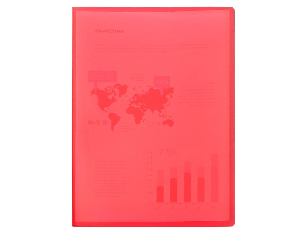 Carpeta liderpapel escaparate 10 fundas polipropileno din a4 opaco