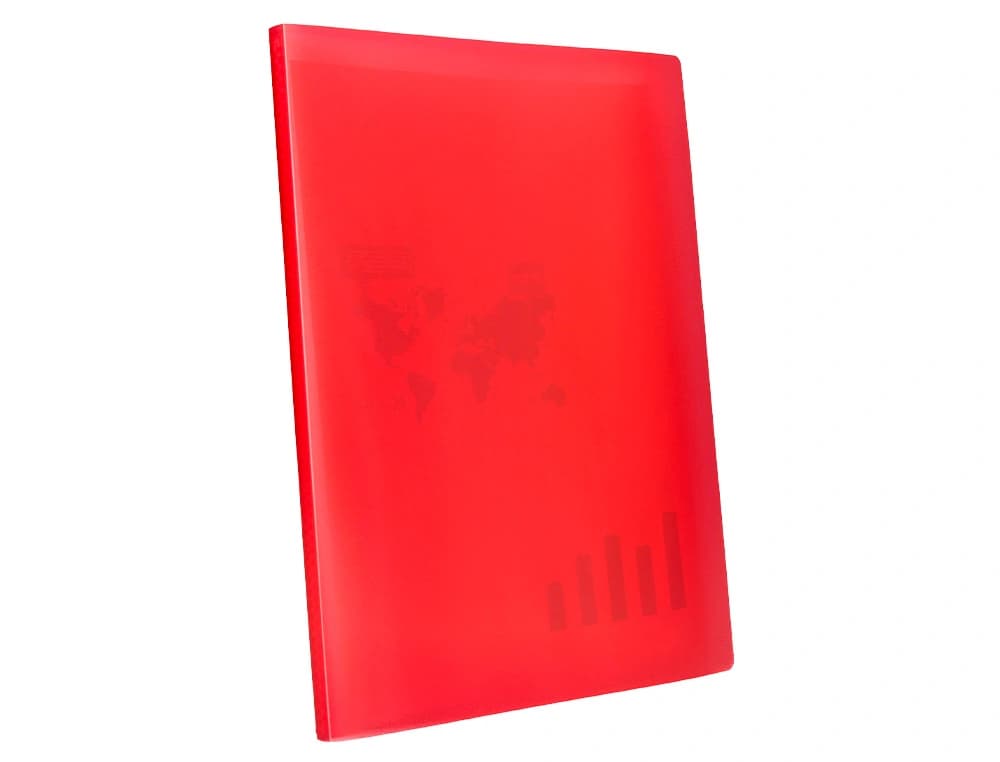 Carpeta liderpapel escaparate 10 fundas polipropileno din a4 opaco