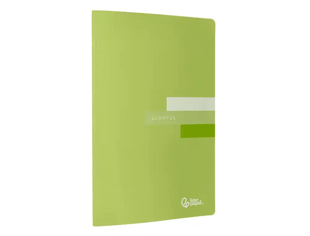Libreta liderpapel scriptus a4 48 hojas 90gr cuadro 3mm con margen