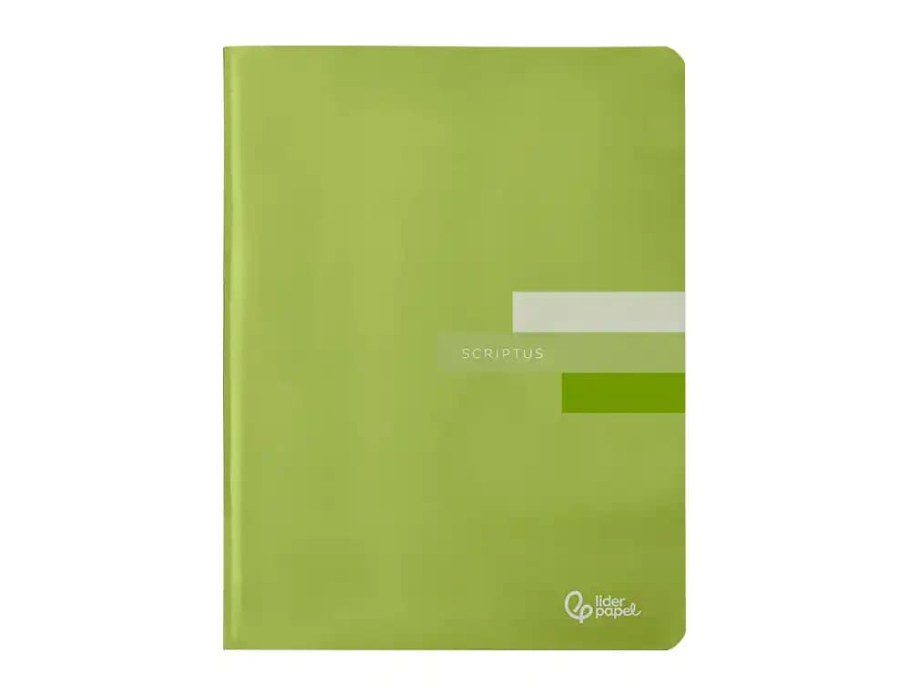 Libreta liderpapel scriptus a5 plus 48 hojas 90gr cuadro 3mm con margen
