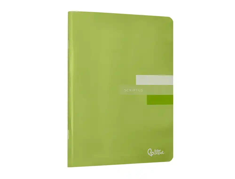 Libreta liderpapel scriptus a5 48 hojas 90gr cuadro 8mm con margen
