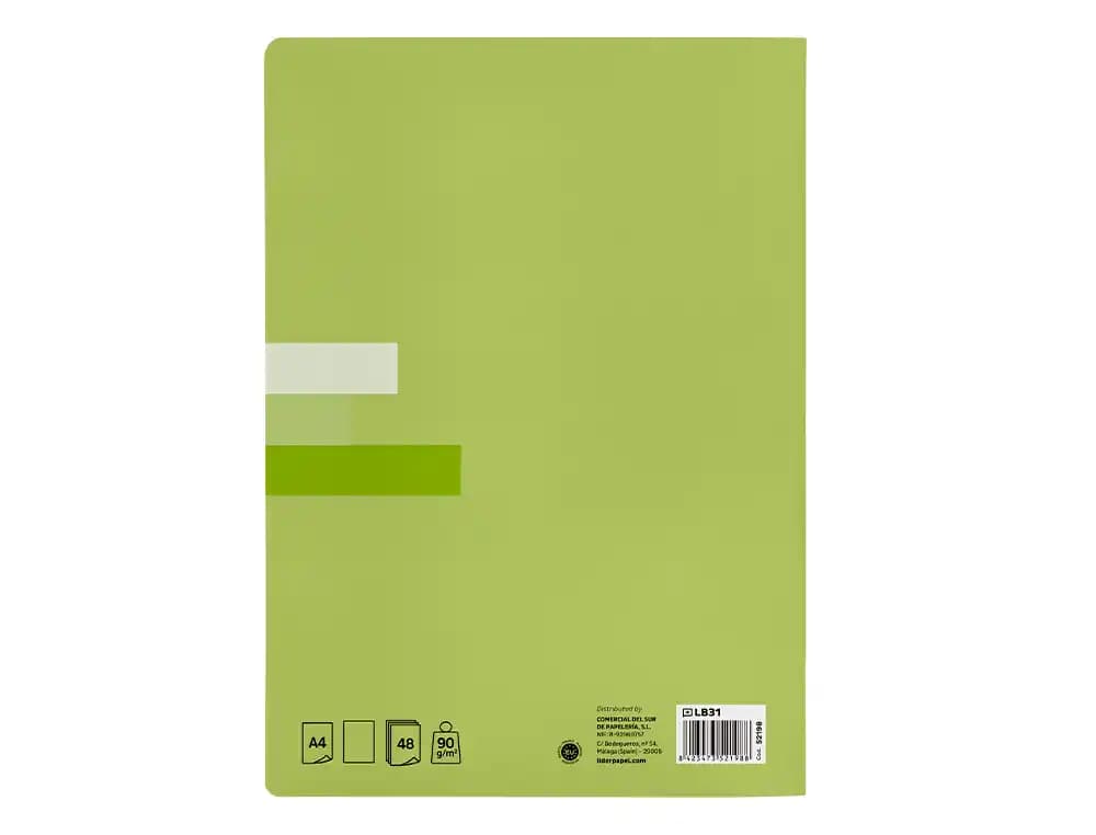 Libreta liderpapel scriptus a4 48 hojas 90gr liso sin margen