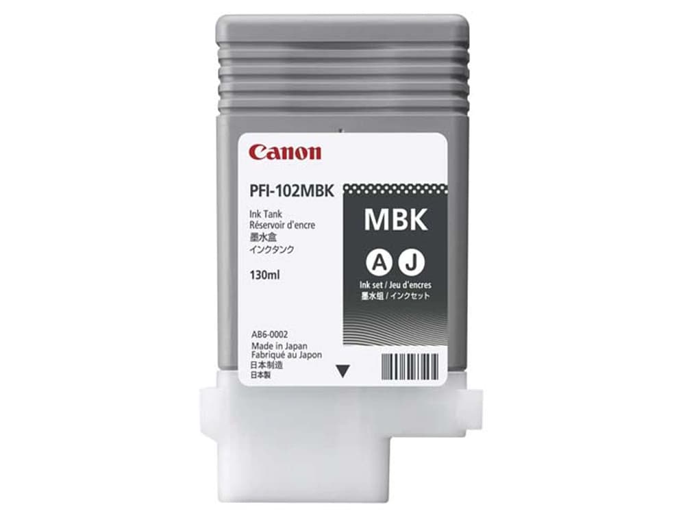 Ink-jet canon pfi-102mbk ink tank negro mate