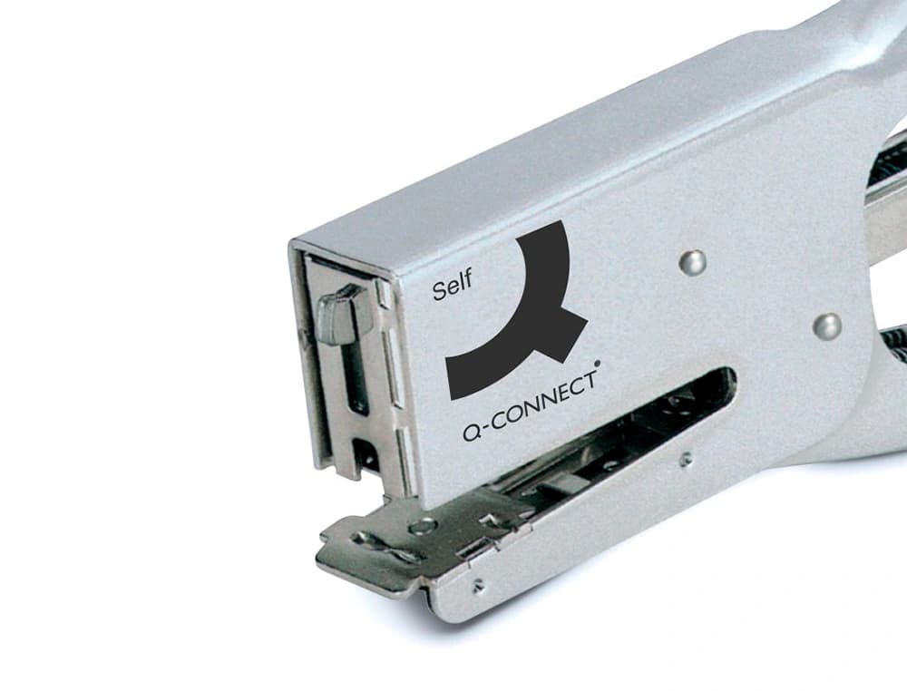 Grapadora q-connect de tenaza capacidad 40 hojas usa grapas 24/6 26/6