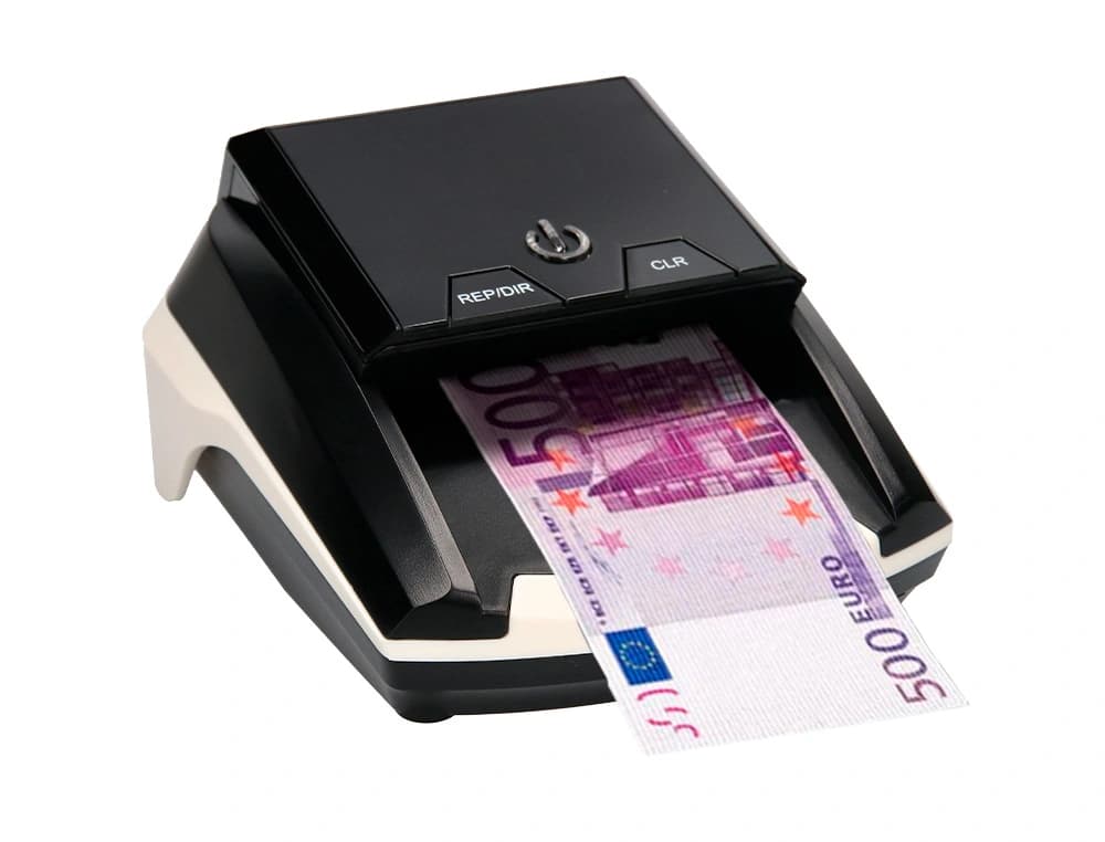 Detector y contador q-connect de billetes falsos con cargador electrico puerto usb actualizacion de divisas