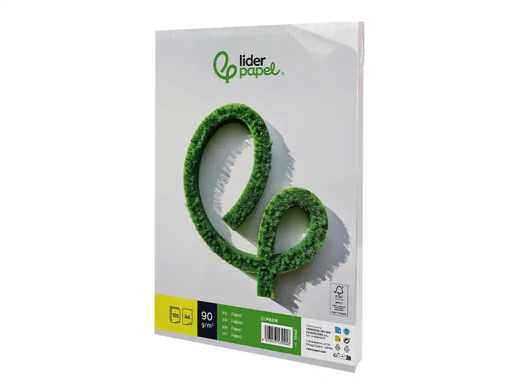 Papel liderpapel liso paquete de 100 hojas