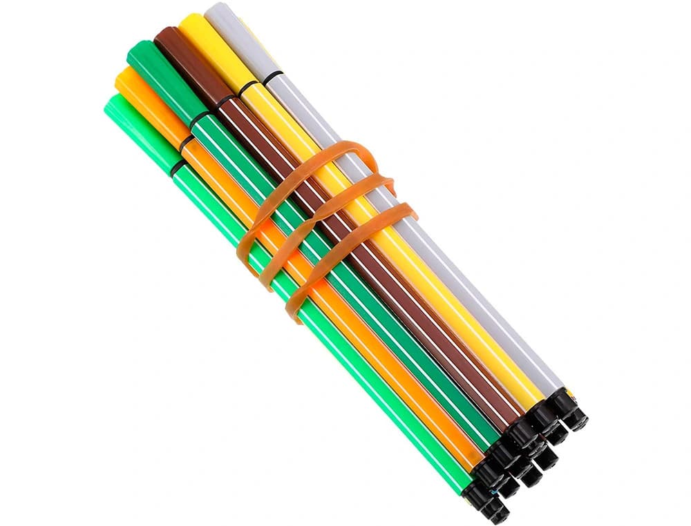 Gomillas elasticas q-connect 100 gr numero 8 80 x 2 mm