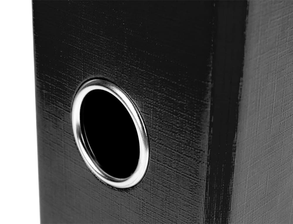 Módulo Liderpapel de 2 archivadores tamaño folio con mecanismo de palanca de 75 mm y Rado – Negro