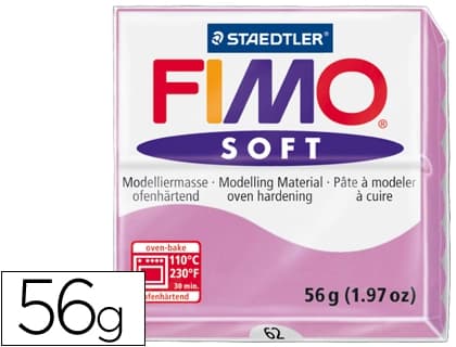 Pasta de modelar Staedtler FIMO soft para hornear, bloque de 57 g en 16 colores · Lavanda