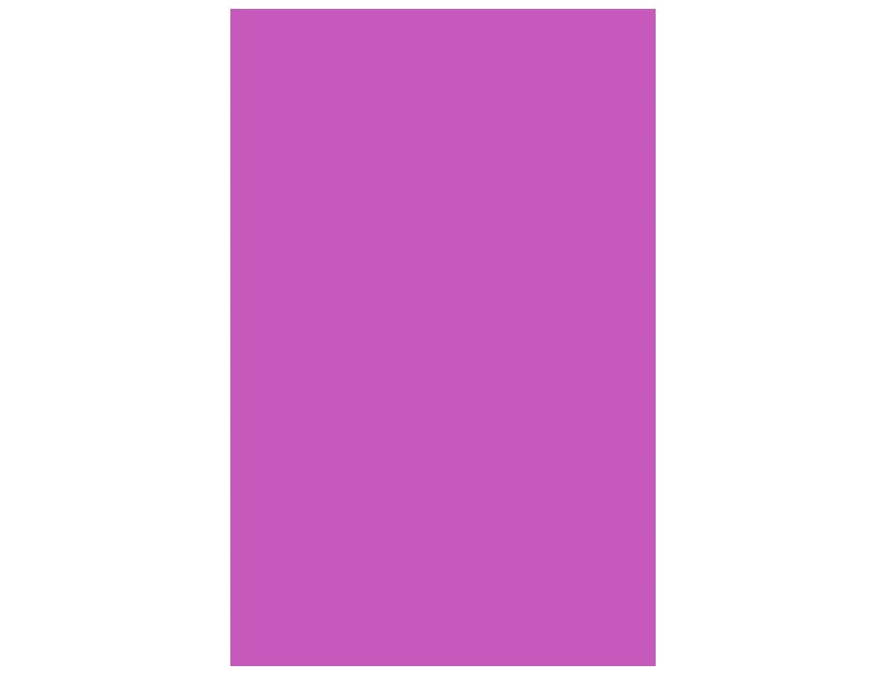 Cartulina Guarro coloreada en pasta para dibujo y manualidades, paquete de 50 hojas – Fucsia