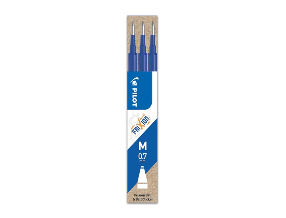 Recambio boligrafo pilot frixion ball caja de 3 unidades